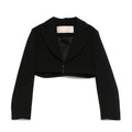 ViaMonte Shop | Elisabetta Franchi La Mia Bambina spencer nero bambina in crêpe