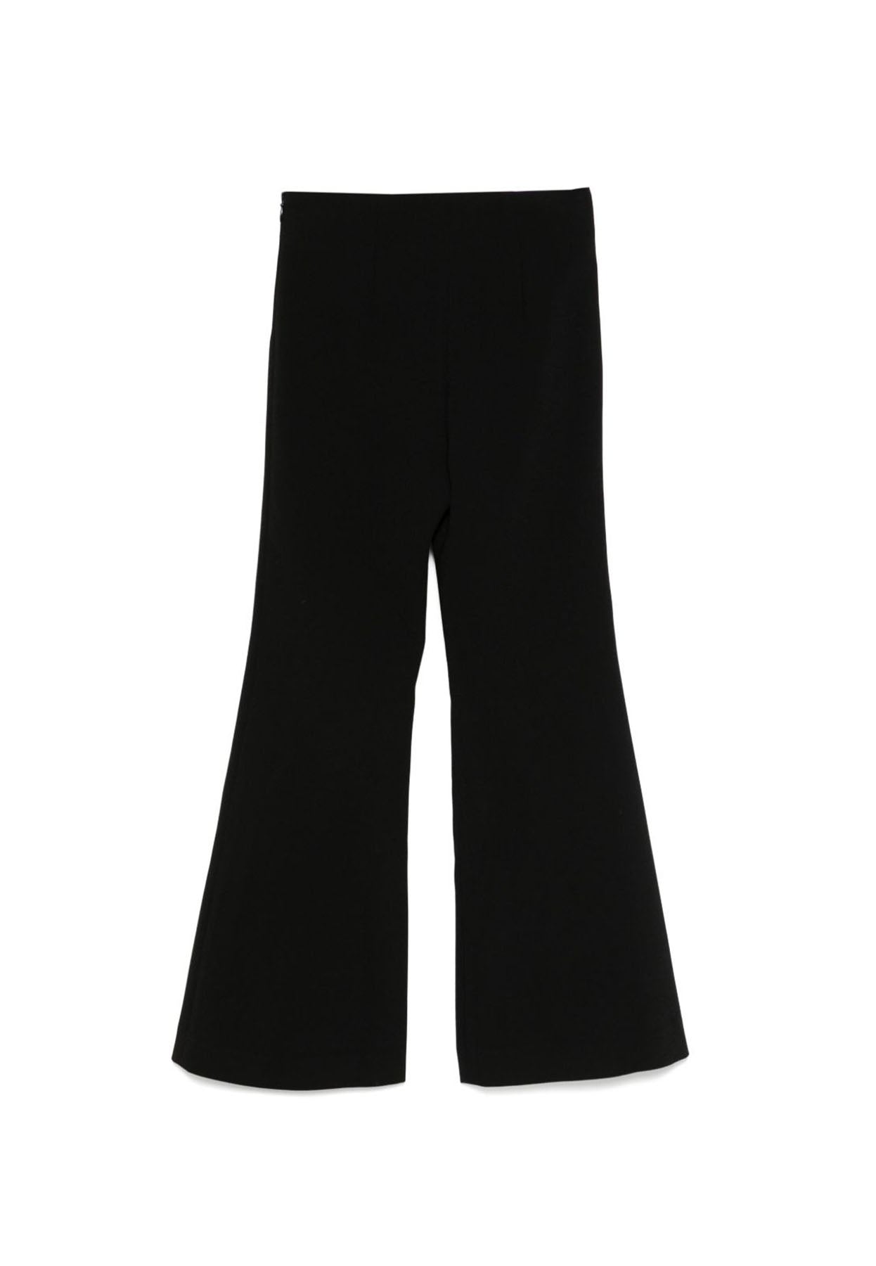 ViaMonte Shop | Elisabetta Franchi La Mia Bambina pantaloni neri bambina in crêpe