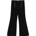 ViaMonte Shop | Elisabetta Franchi La Mia Bambina pantaloni neri bambina in crêpe