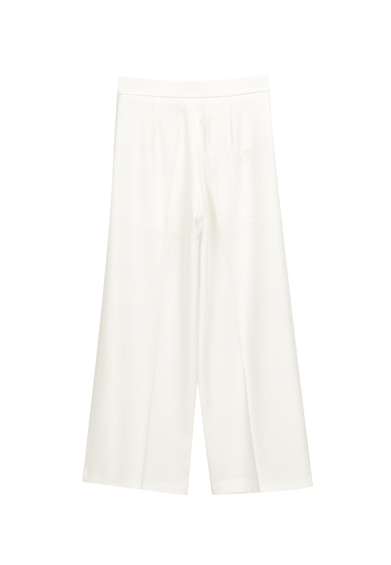 ViaMonte Shop | Elisabetta Franchi La Mia Bambina pantaloni bianchi bambina in crêpe