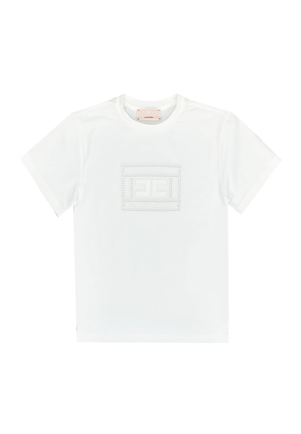 ViaMonte Shop | Elisabetta Franchi La Mia Bambina t-shirt bianca bambina in cotone