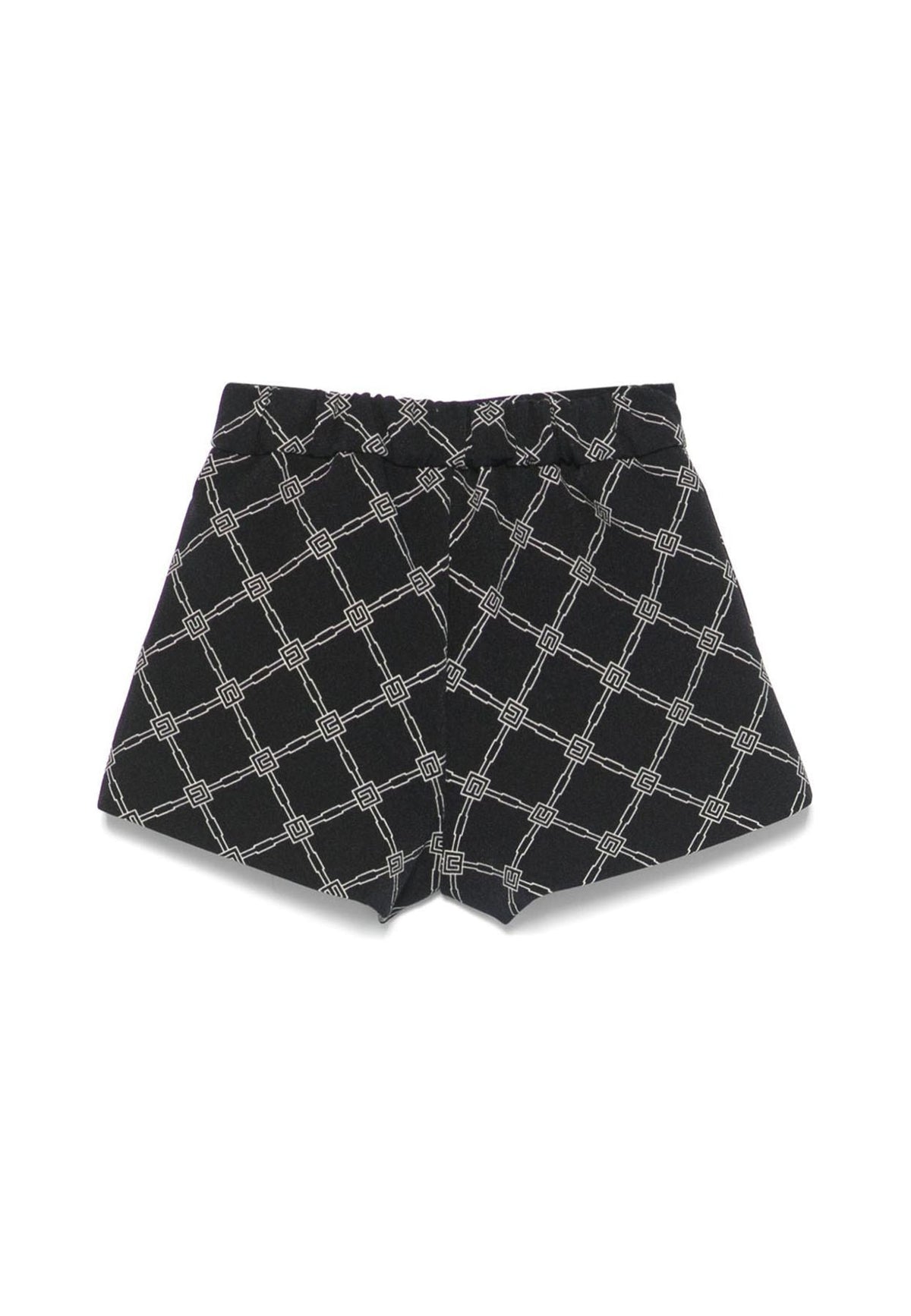 ViaMonte Shop | Elisabetta Franchi La Mia Bambina shorts neri neonata in crêpe