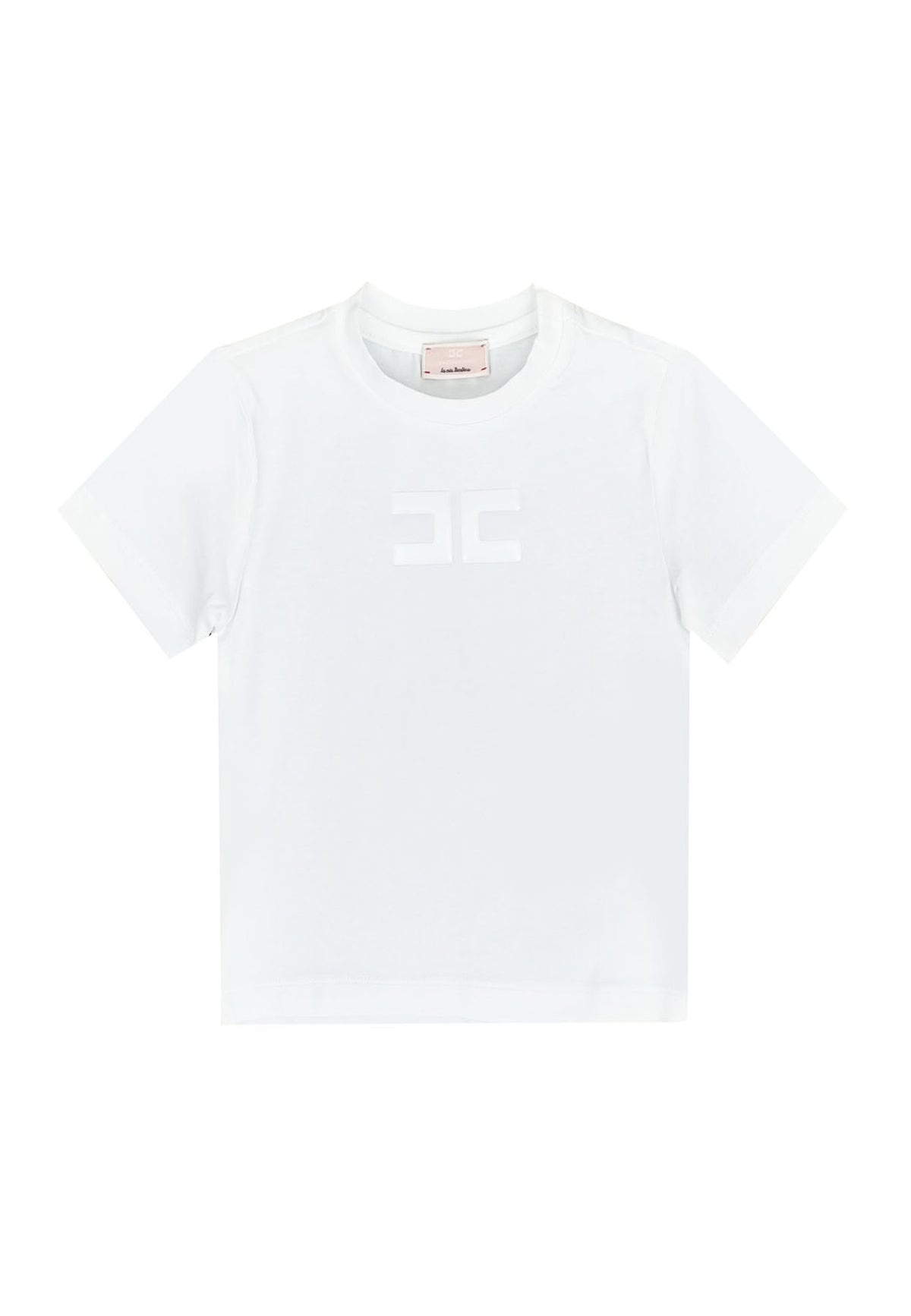 ViaMonte Shop | Elisabetta Franchi La Mia Bambina t-shirt bianca neonata in cotone