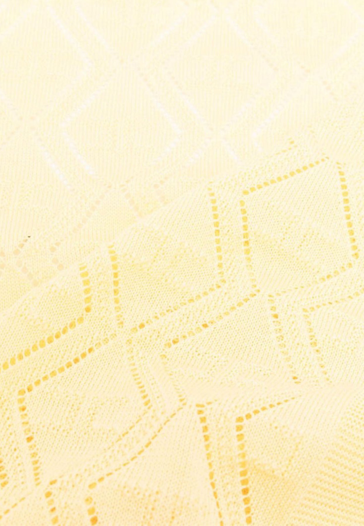 ViaMonte Shop | Elisabetta Franchi La Mia Bambina coperta gialla neonata in cotone