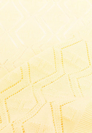 ViaMonte Shop | Elisabetta Franchi La Mia Bambina coperta gialla neonata in cotone