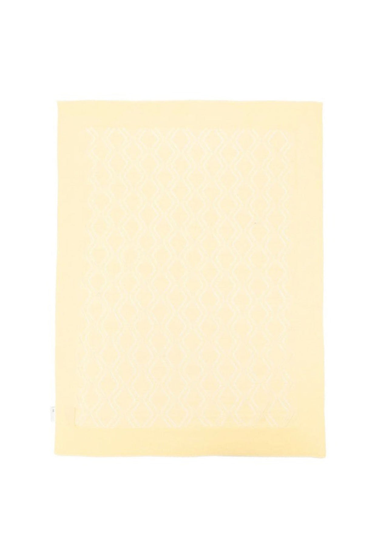ViaMonte Shop | Elisabetta Franchi La Mia Bambina coperta gialla neonata in cotone