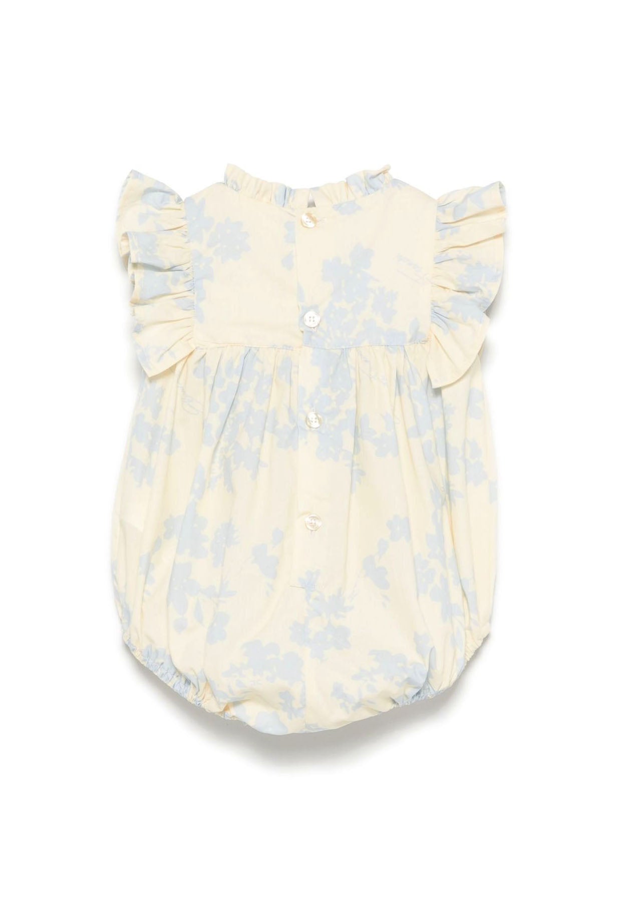 ViaMonte Shop | Elisabetta Franchi La Mia Bambina pagliaccetto giallo neonata in cotone