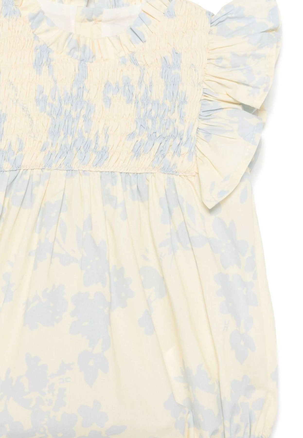 ViaMonte Shop | Elisabetta Franchi La Mia Bambina pagliaccetto giallo neonata in cotone