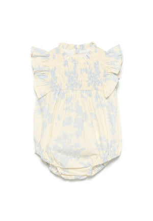 ViaMonte Shop | Elisabetta Franchi La Mia Bambina pagliaccetto giallo neonata in cotone