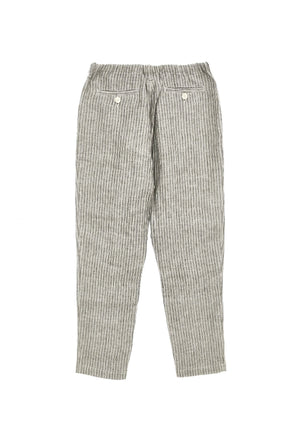 Emporio Armani pantalone blu bambino in lino