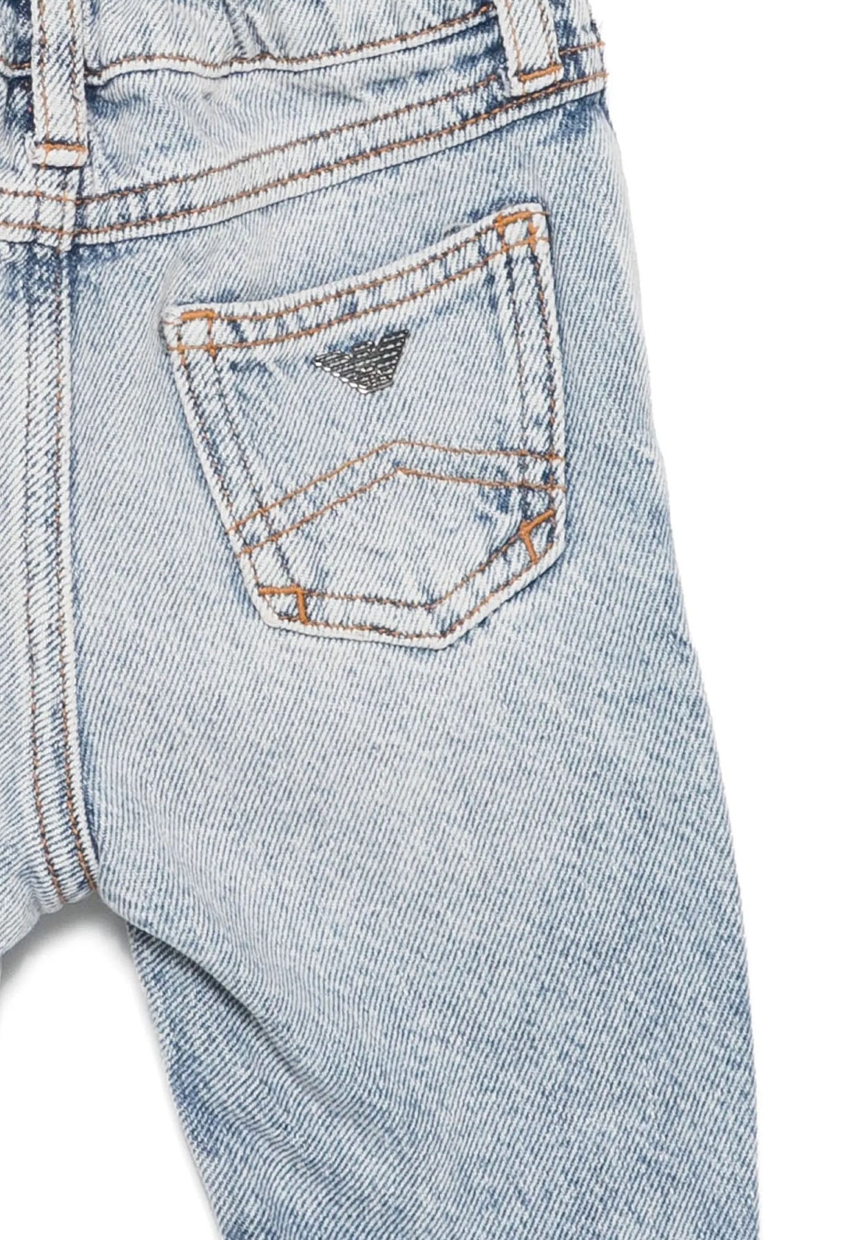 ViaMonte Shop | Emporio Armani jeans blu neonato in denim