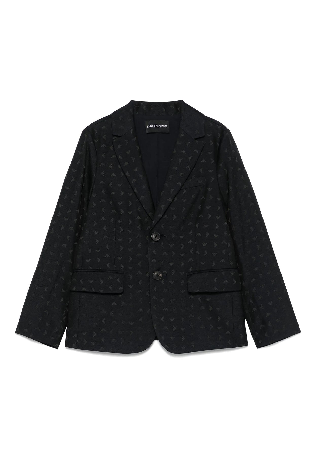 ViaMonte Shop | Emporio Armani giacca blu navy bambino in tessuto tecnico