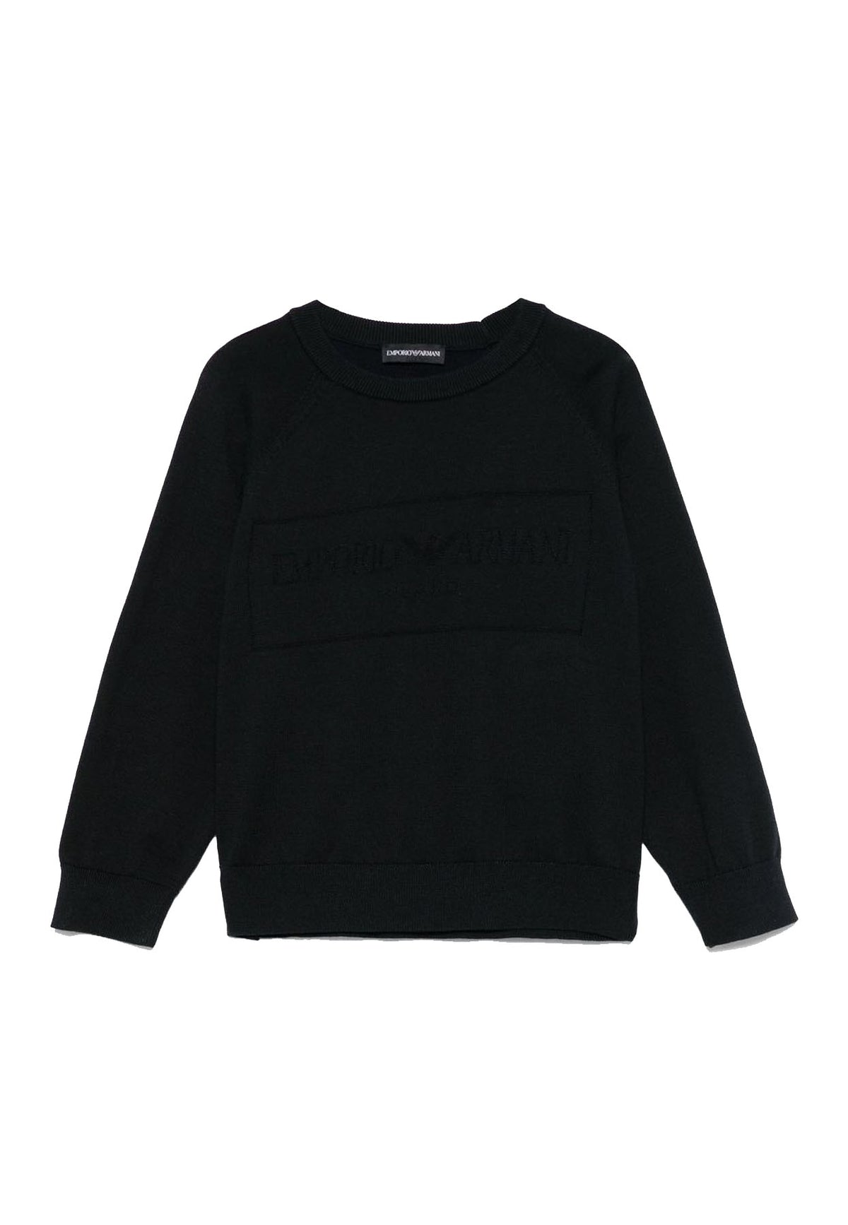ViaMonte Shop | Emporio Armani maglia blu navy bambino in misto viscosa