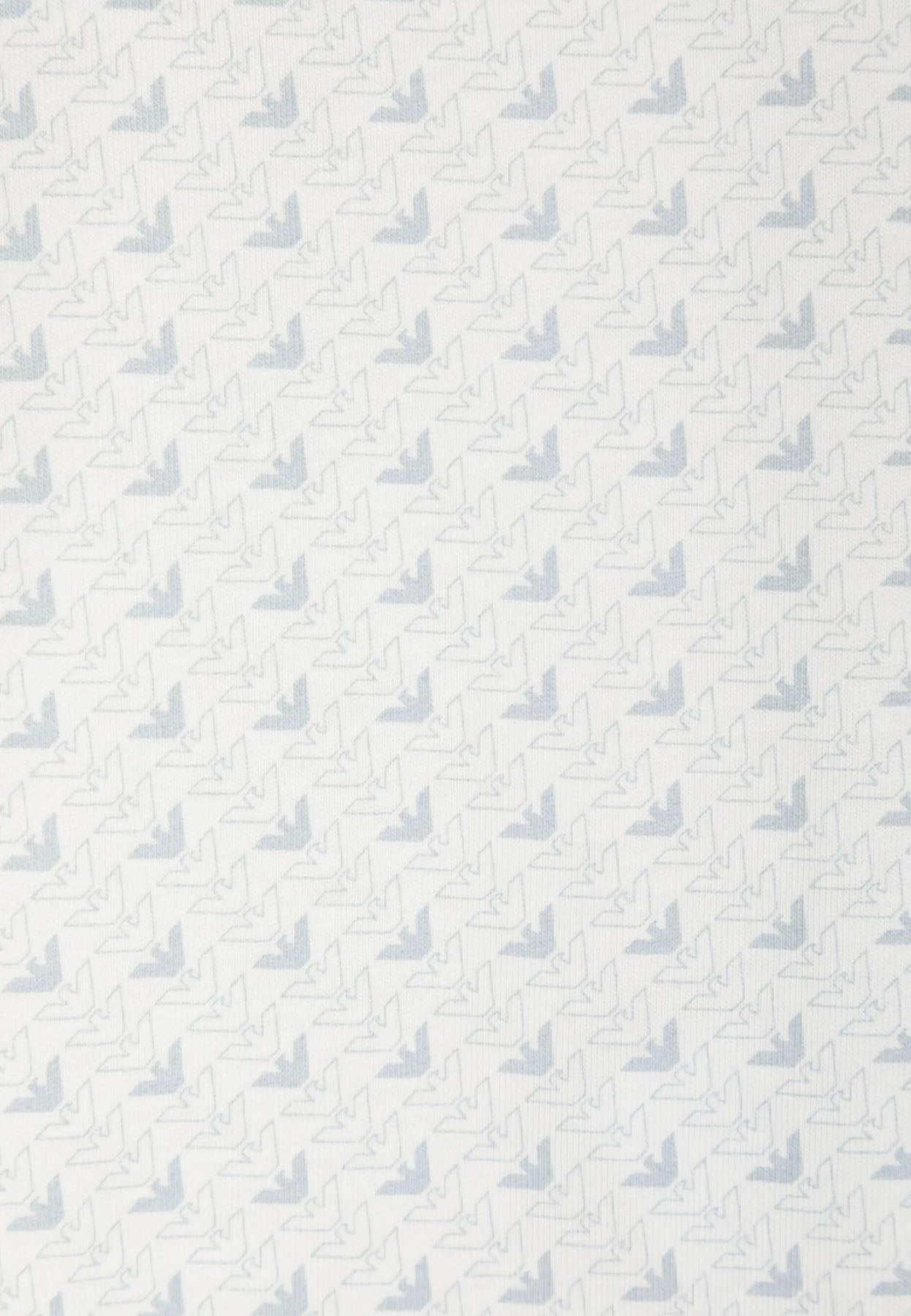 Emporio Armani completo bianco neonato in jersey di cotone