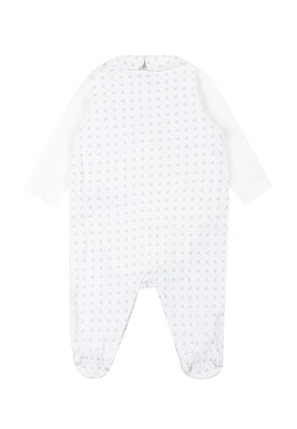ViaMonte Shop | Emporio Armani completo bianco neonato in jersey di cotone