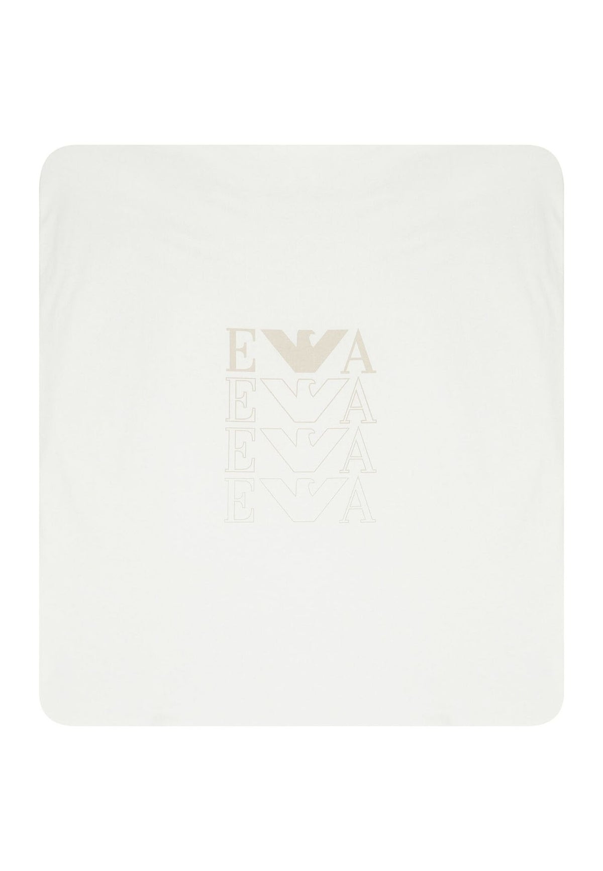 ViaMonte Shop | Emporio Armani copertina bianca neonato in cotone