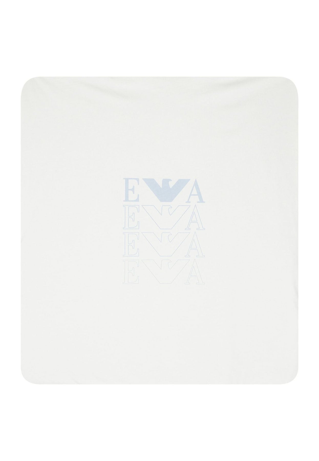 ViaMonte Shop | Emporio Armani copertina bianca neonato in cotone