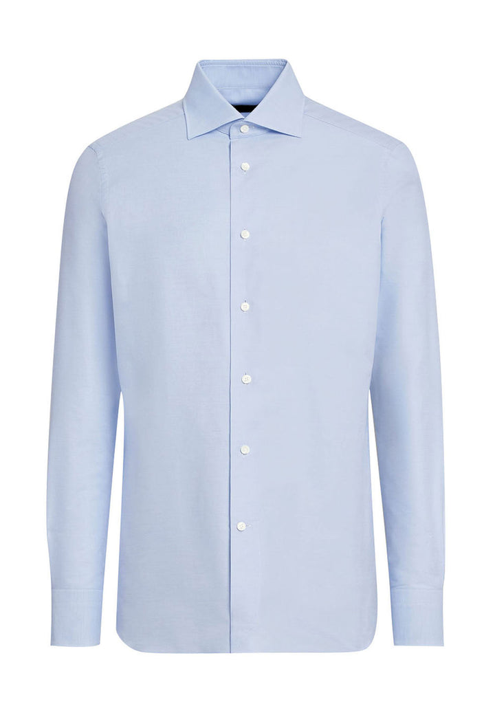 Camicia azzurra uomo JCMan in puro cotone