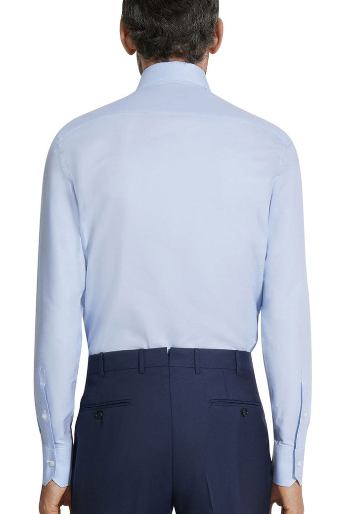 Camicia azzurra uomo JCMan in puro cotone