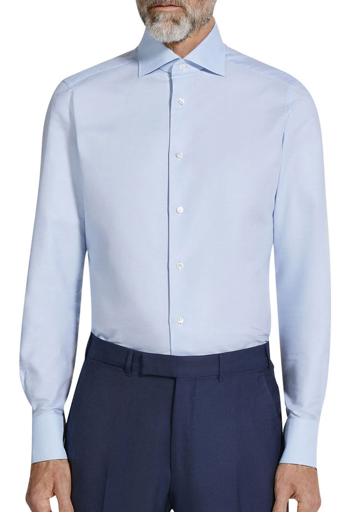 Camicia azzurra uomo JCMan in puro cotone