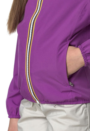 ViaMonte Shop | K-Way giubbino P.Lily viola bambina in tessuto tecnico