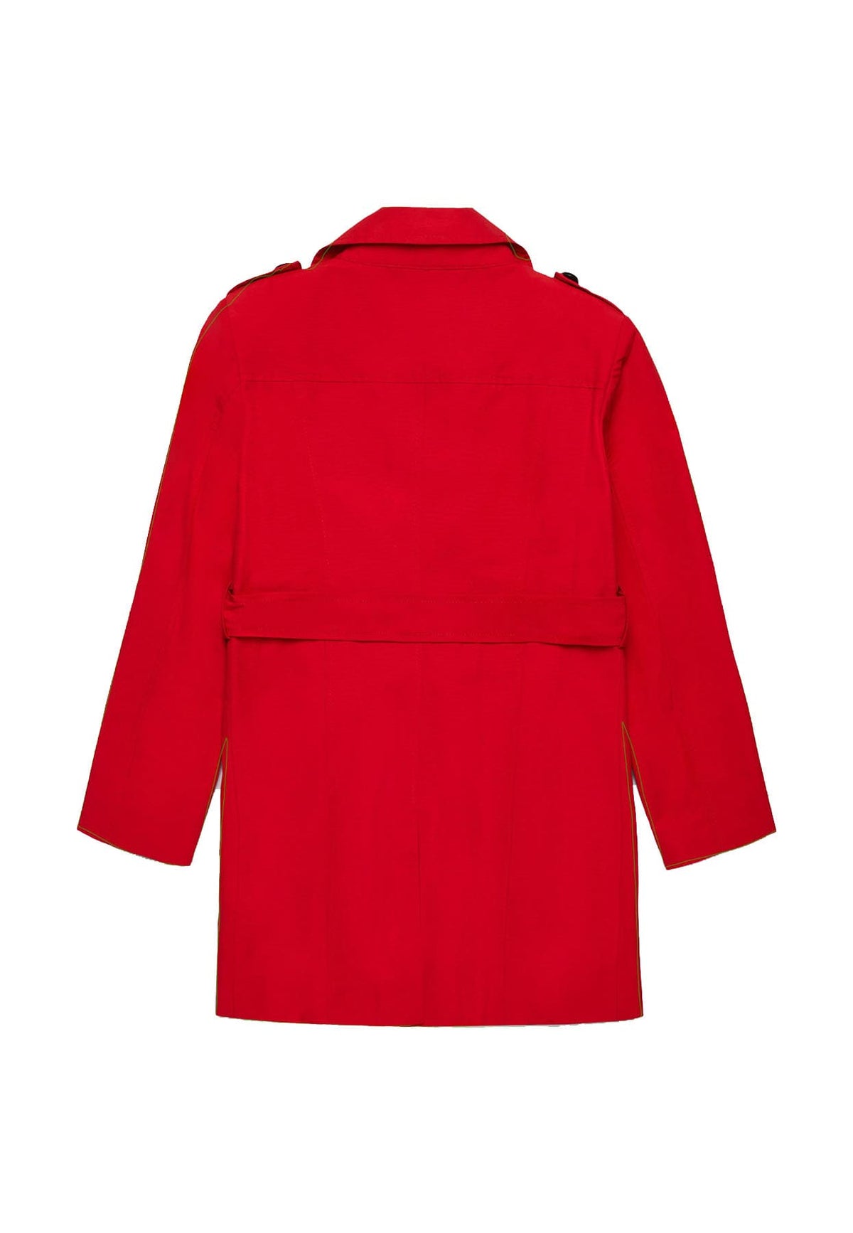 ViaMonte Shop | Max&Co trench rosso bambina in cotone tecnico