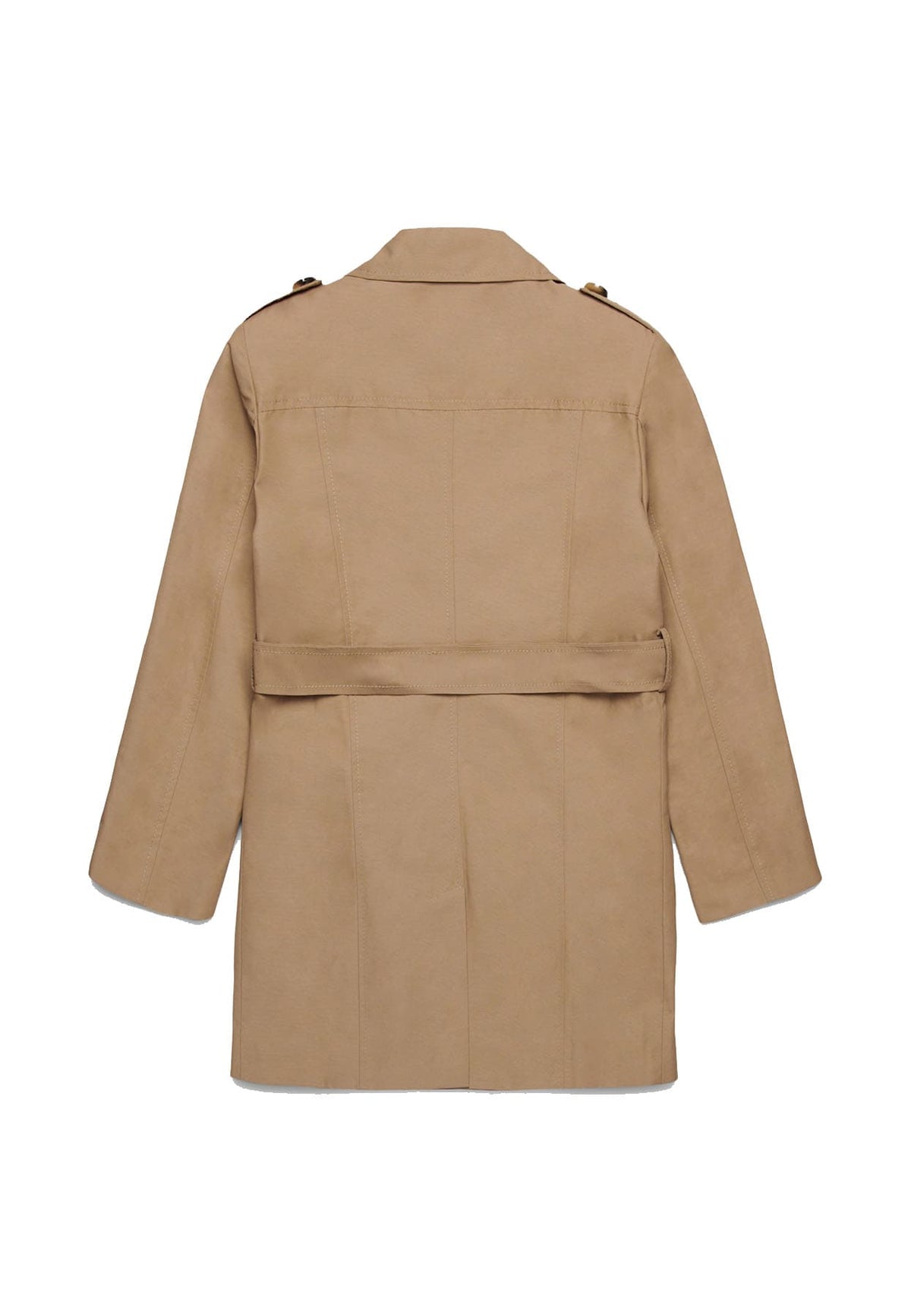 ViaMonte Shop | Max&Co trench beige bambina in cotone tecnico