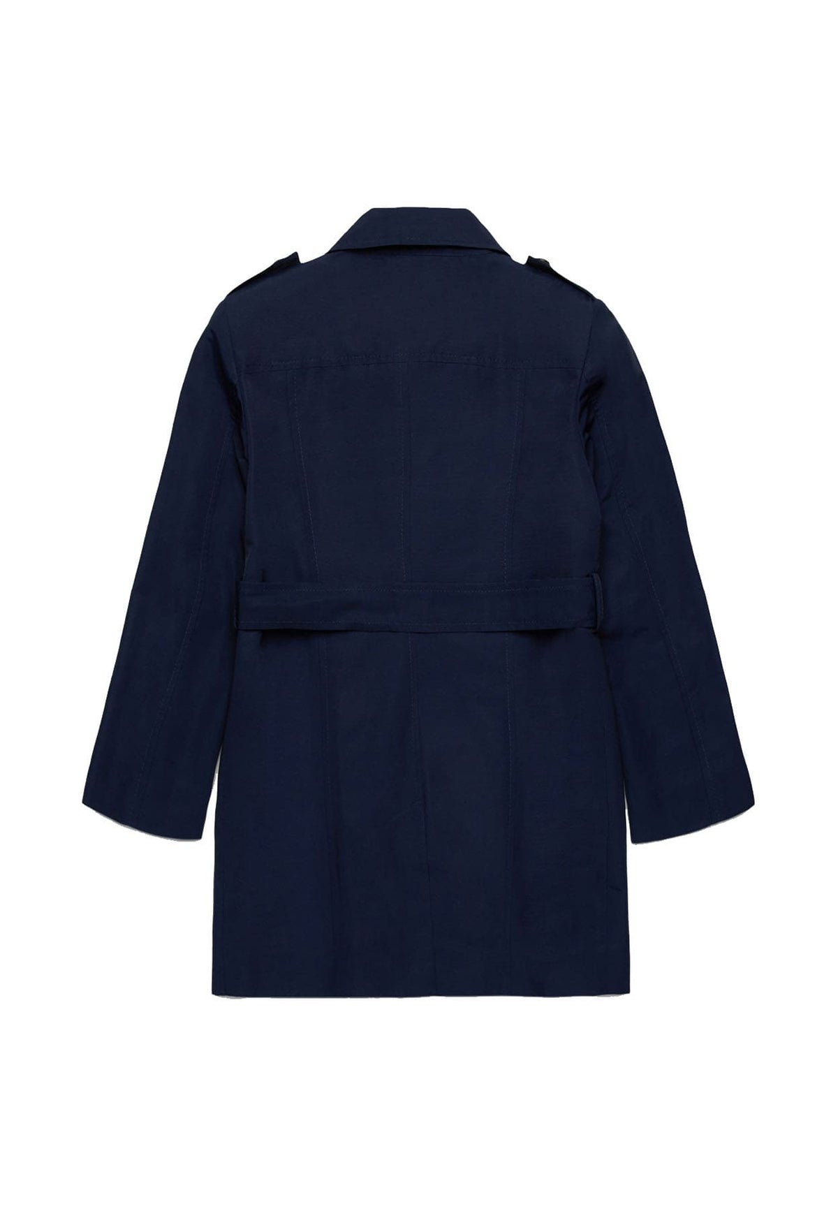 ViaMonte Shop | Max&Co trench blu bambina in cotone tecnico