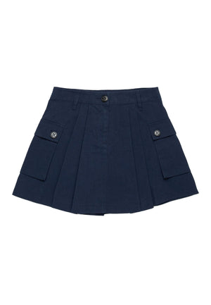Max&Co gonna blu bambina in cotone