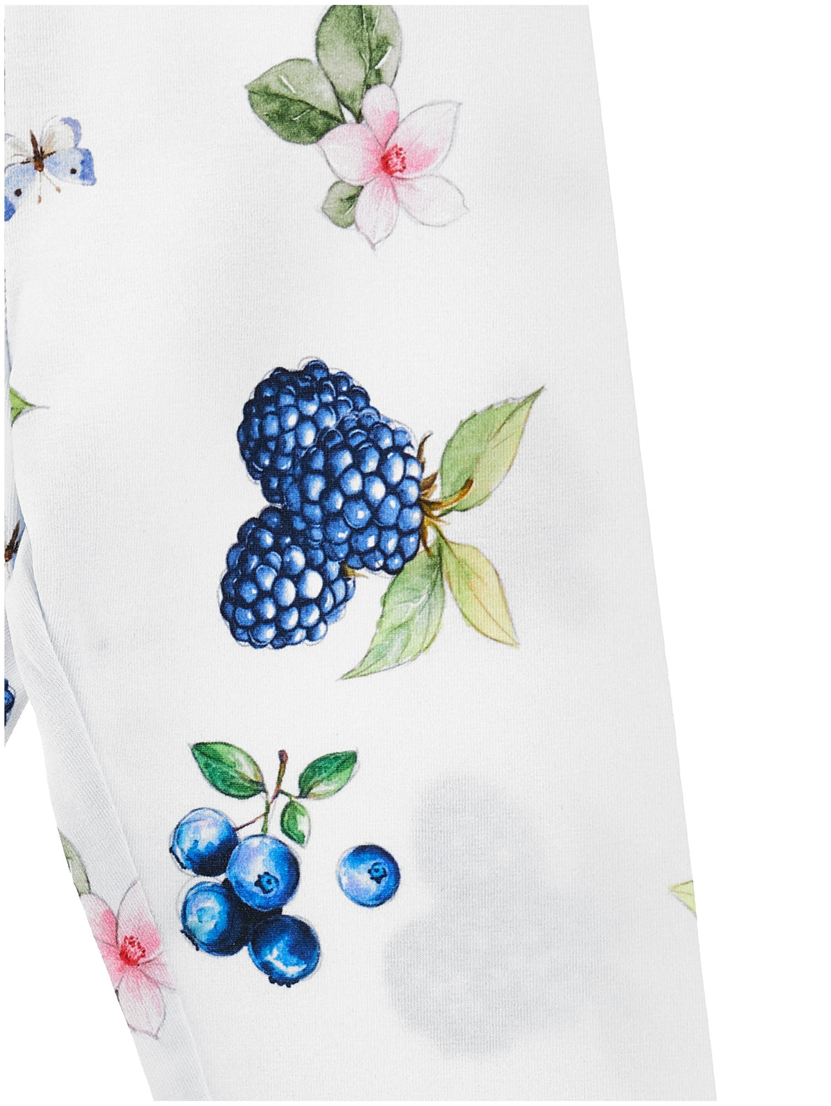 ViaMonte Shop | Monnalisa leggings bianchi bambina in cotone