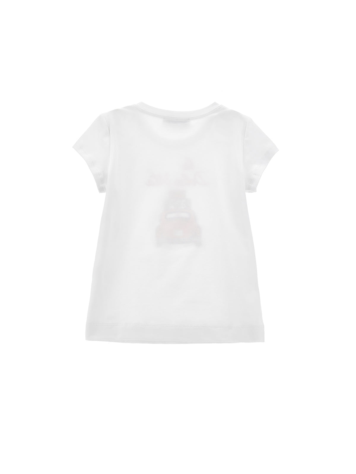 ViaMonte Shop | Monnalisa t-shirt bianca bambina in cotone