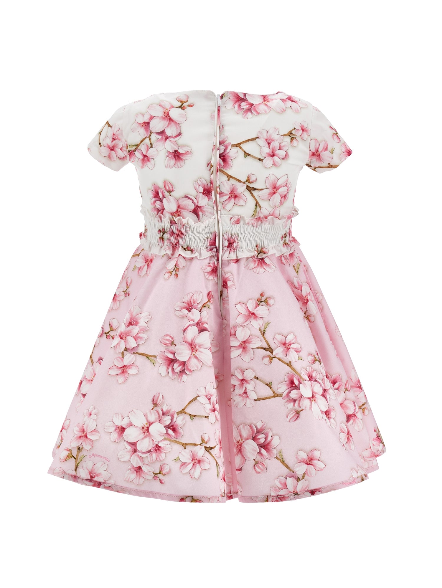 Monnalisa vestito rosa bambina in cotone | ViaMonte Shop