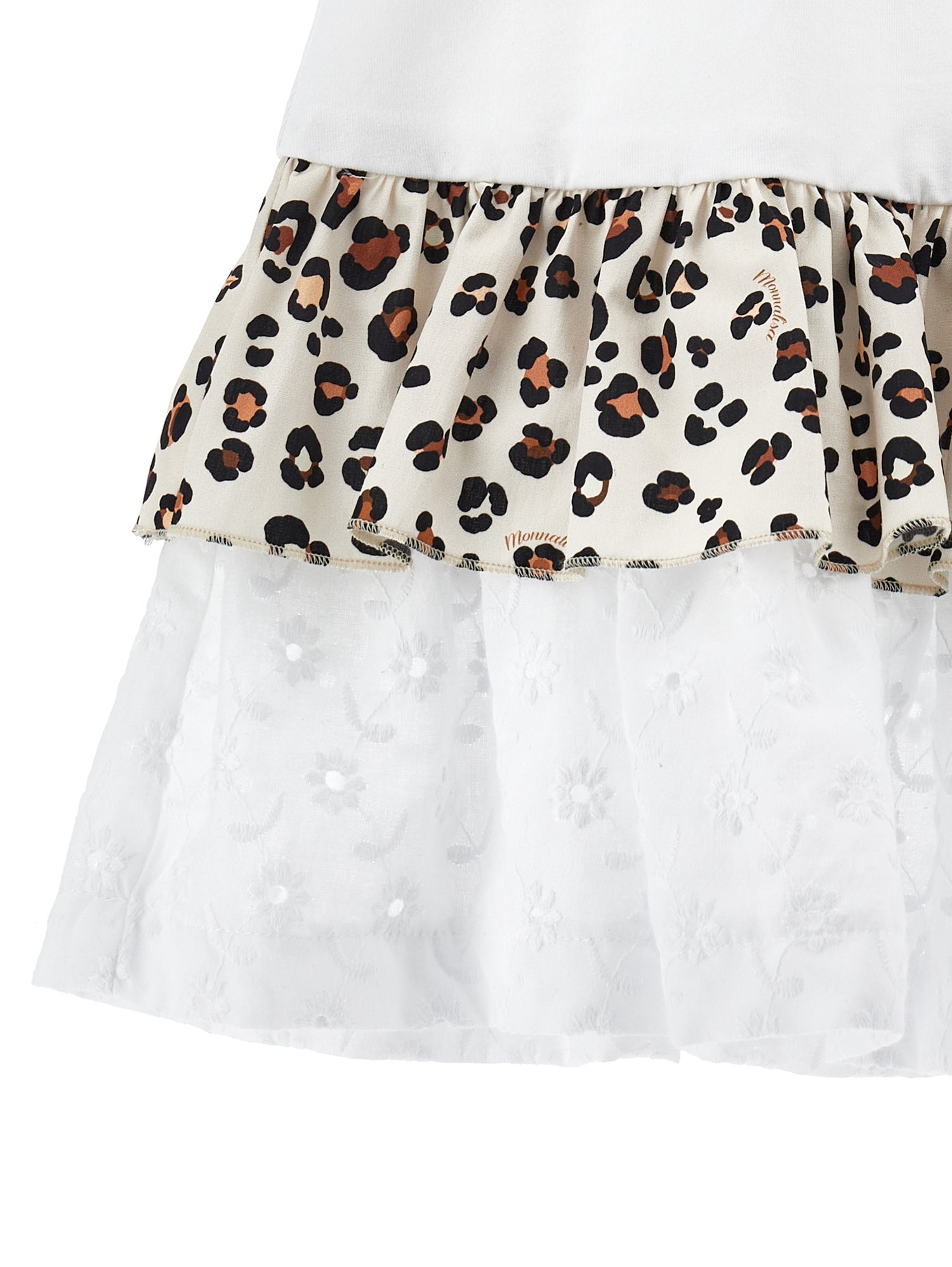 ViaMonte Shop | Monnalisa vestito bianco bambina in cotone