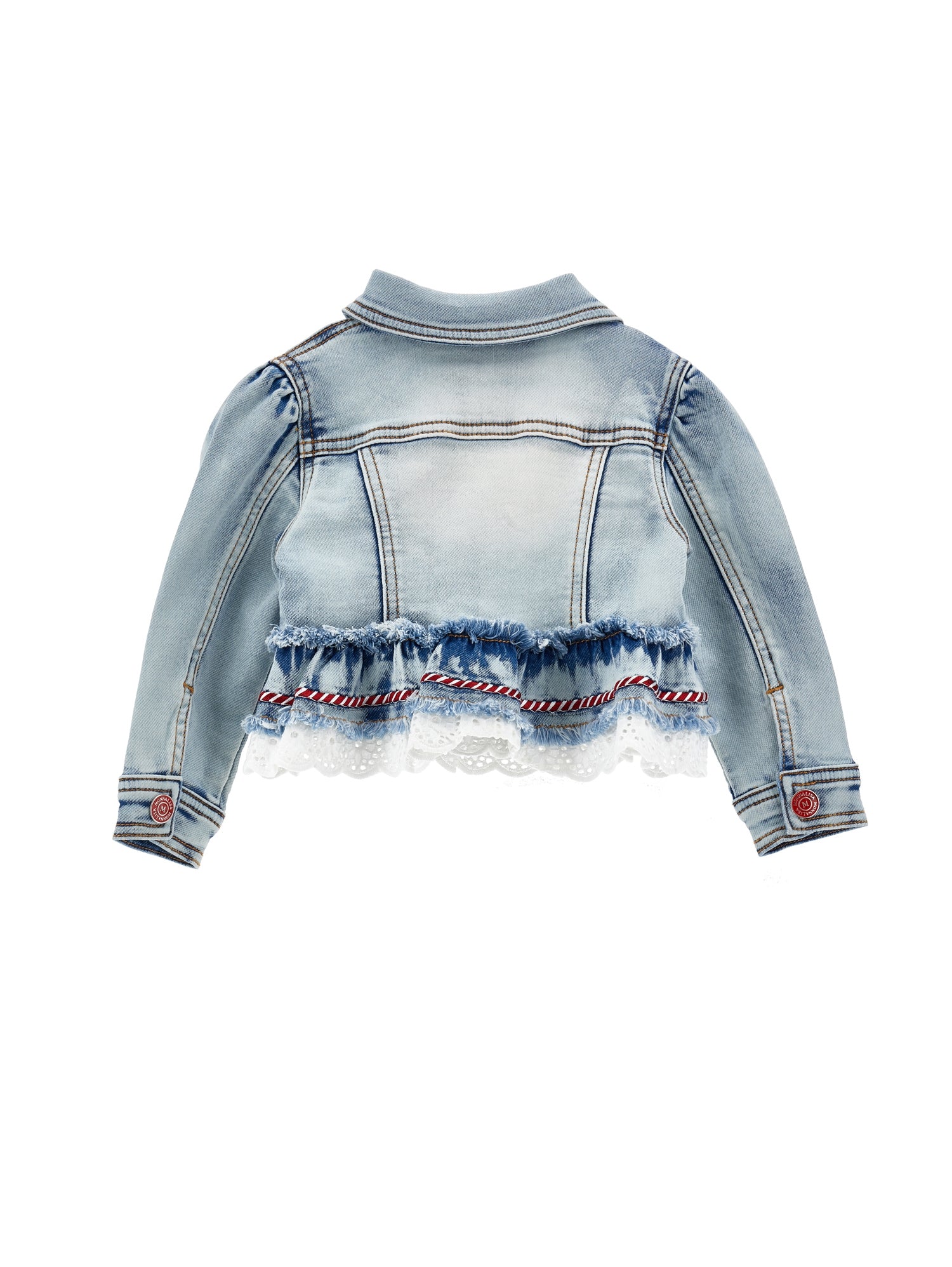 ViaMonte Shop | Monnalisa giubbino blu bambina in denim