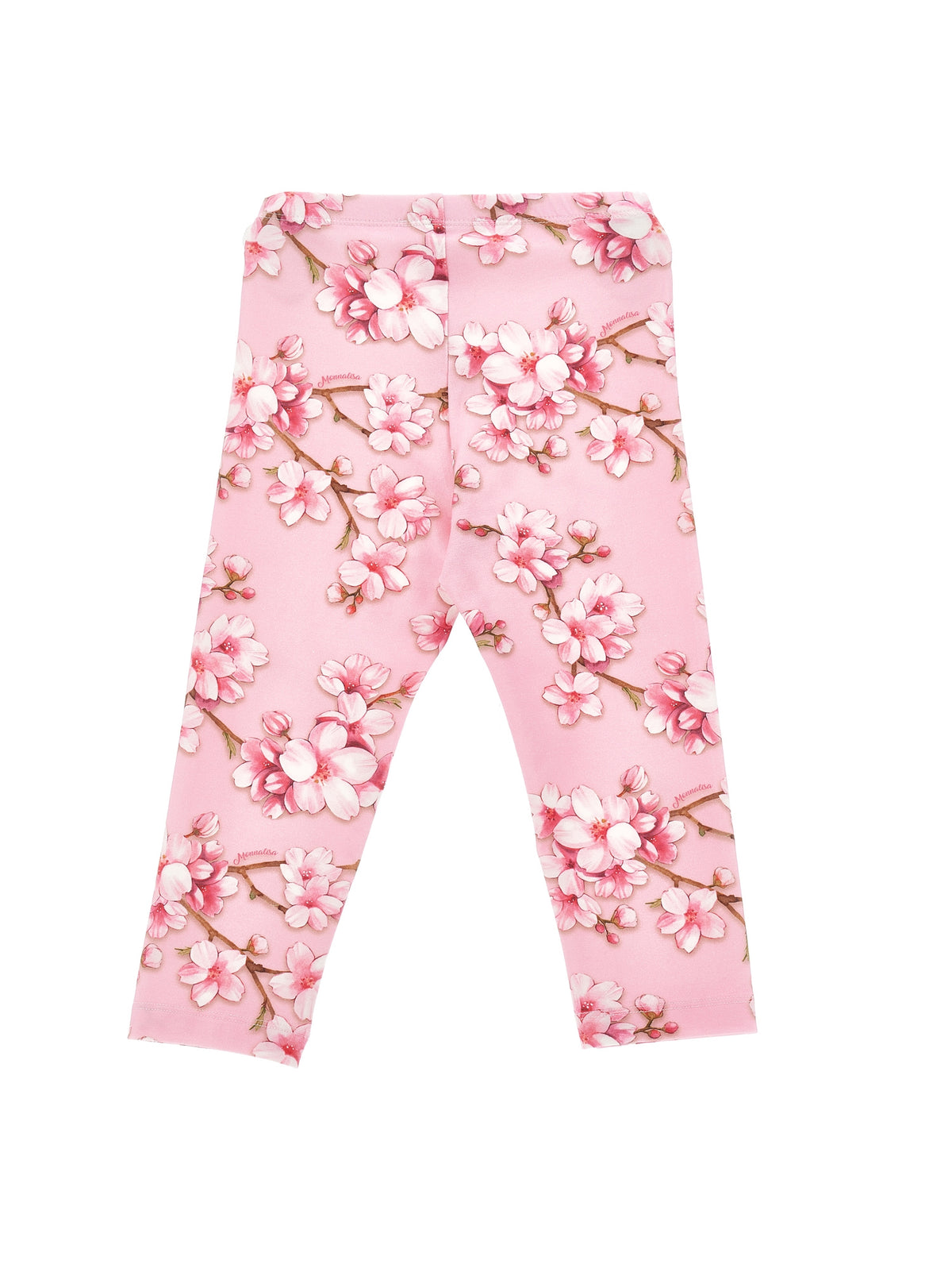 ViaMonte Shop | Monnalisa leggings rosa bambina in cotone