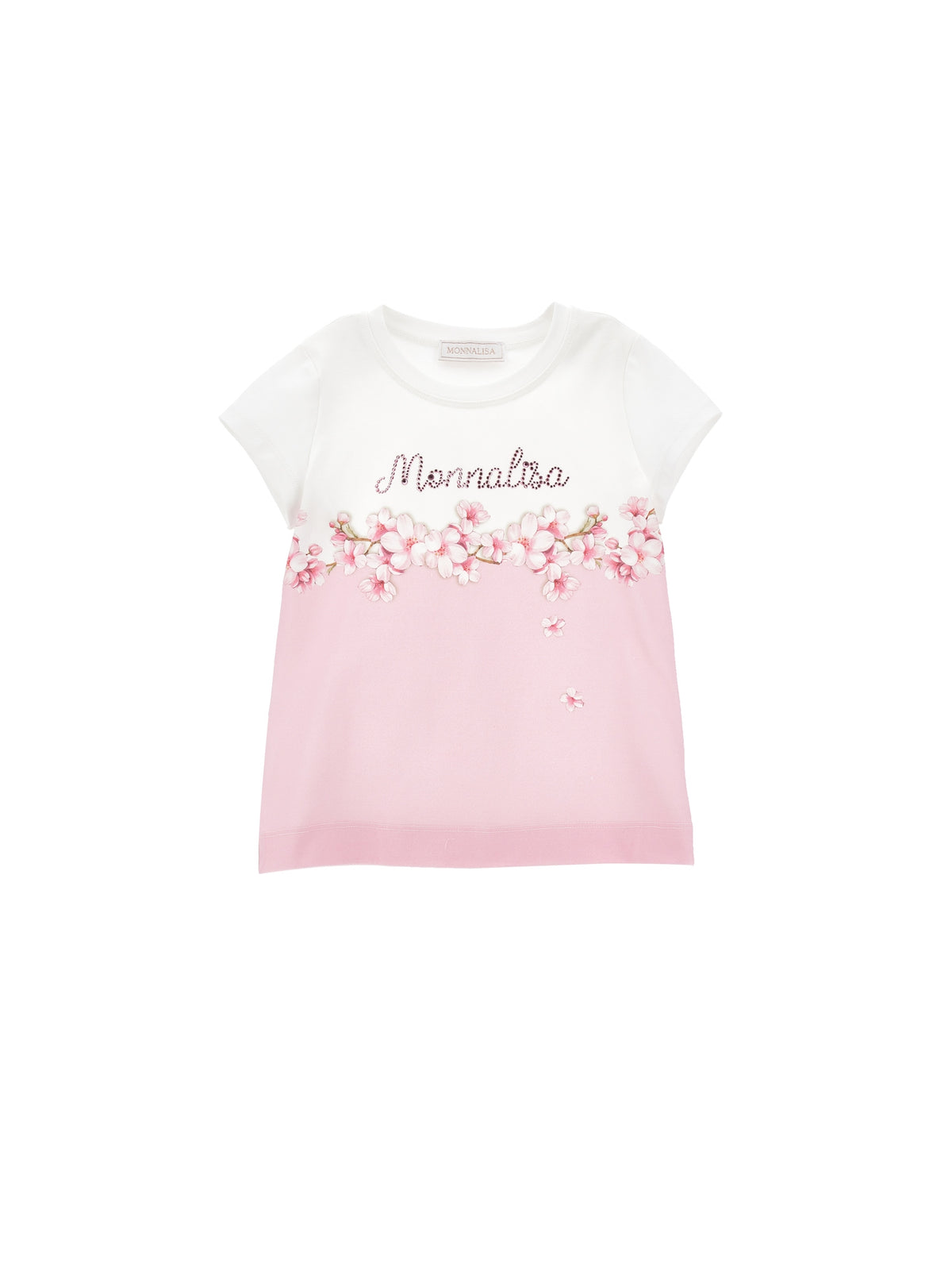 ViaMonte Shop | Monnalisa t-shirt rosa bambina in cotone