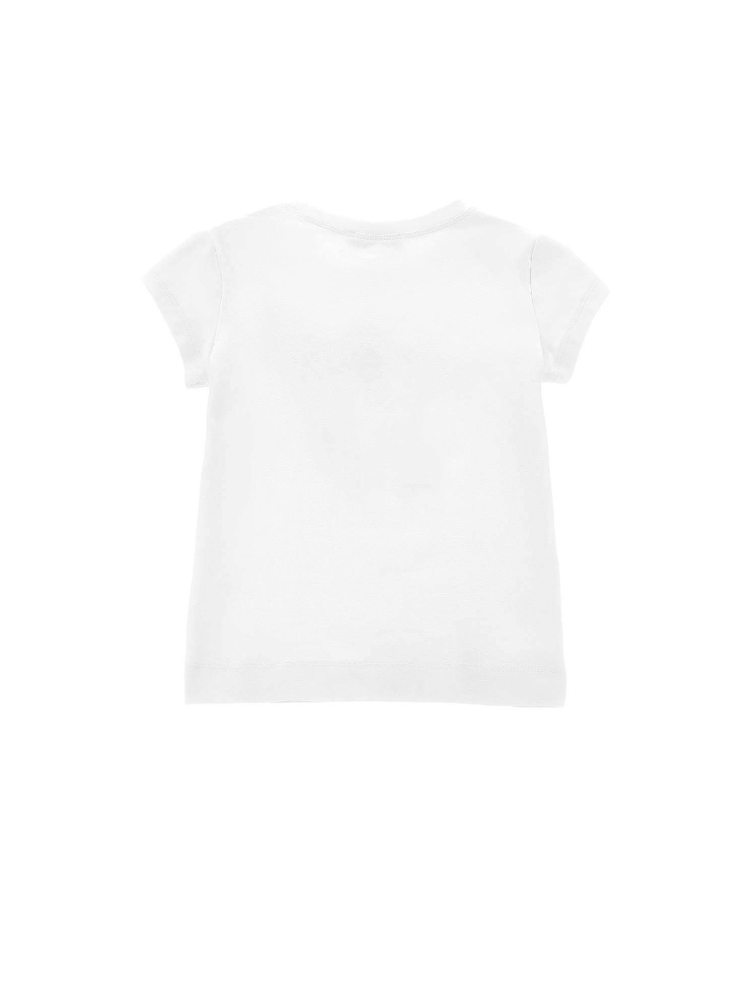 ViaMonte Shop | Monnalisa t-shirt bianca bambina in cotone