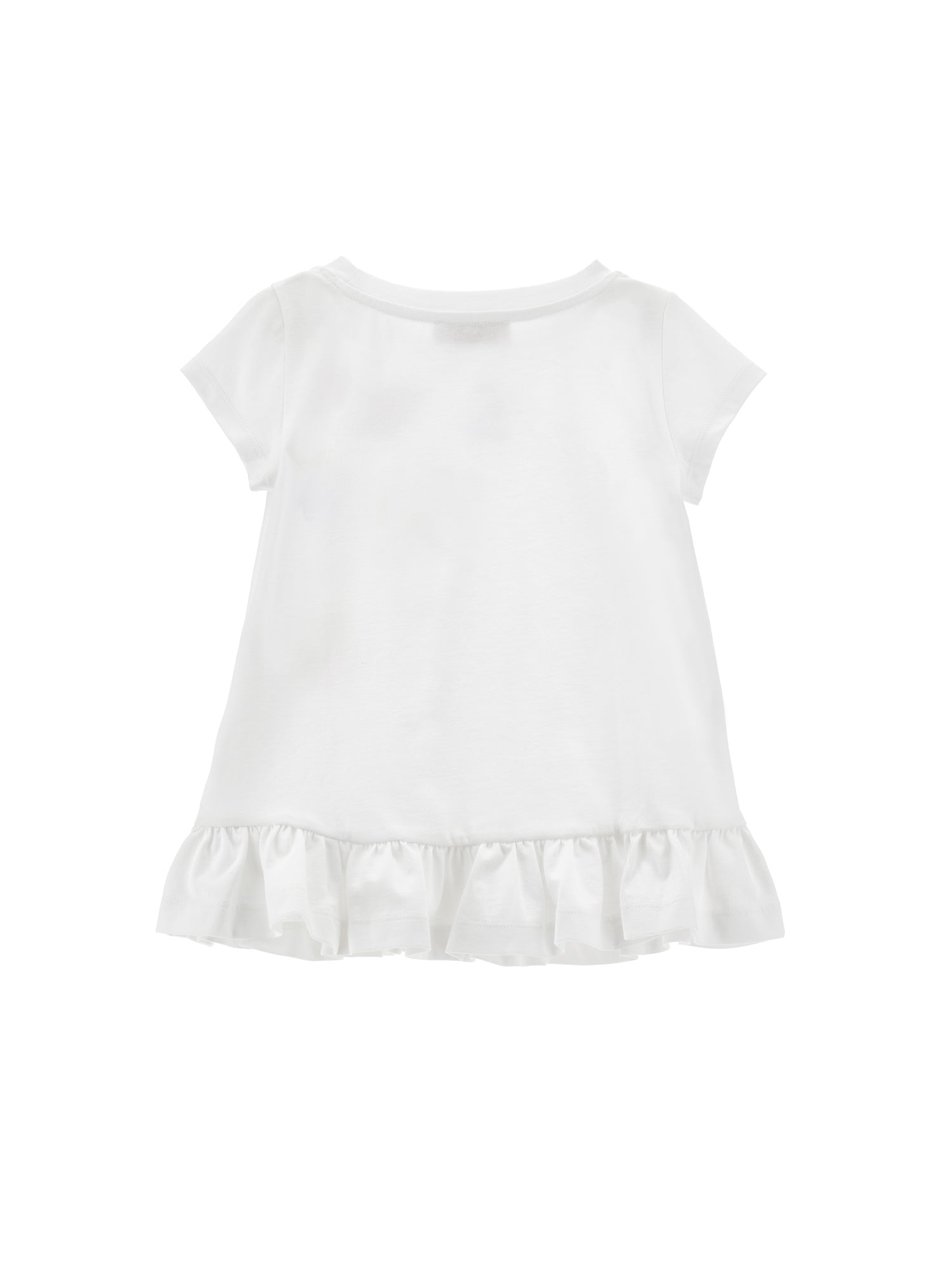 ViaMonte Shop | Monnalisa t-shirt bianca bambina in cotone