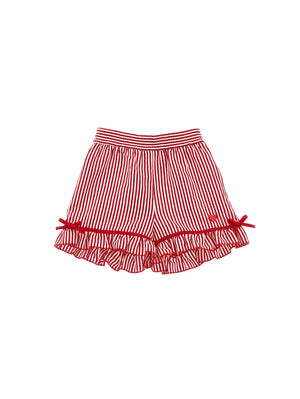 ViaMonte Shop | Monnalisa shorts rossi neonata in viscosa