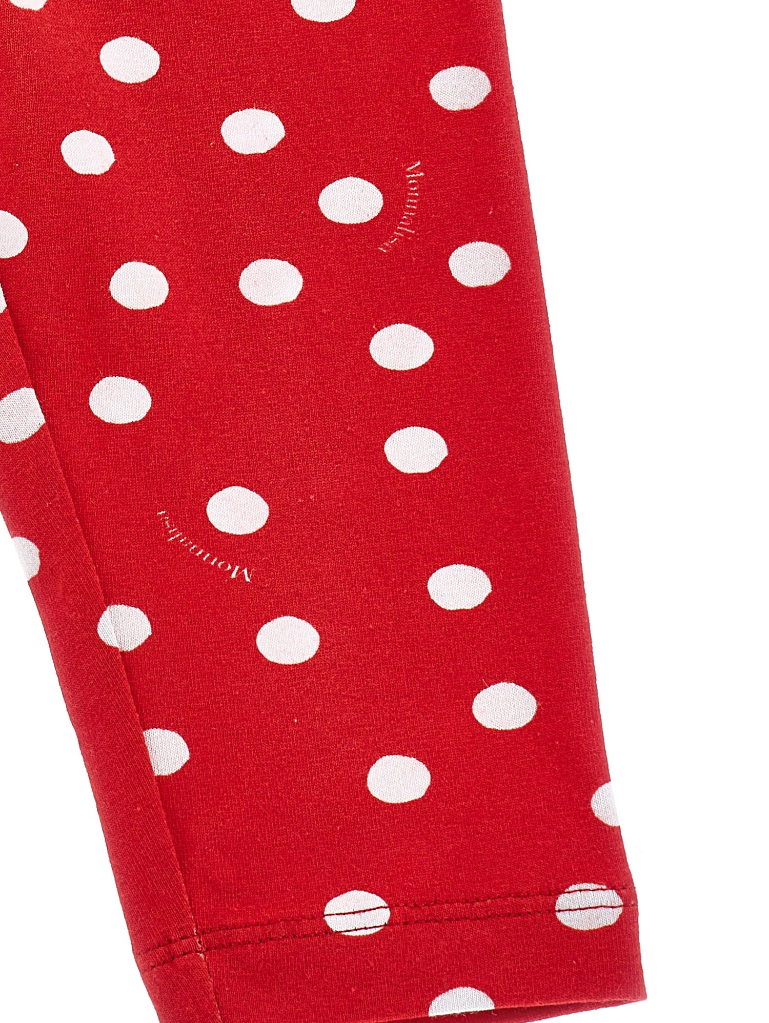 ViaMonte Shop | Monnalisa leggings rossi neonata in cotone