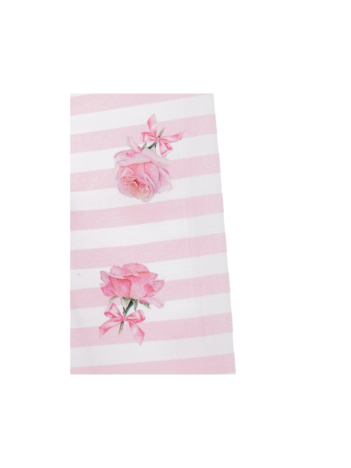 ViaMonte Shop | Monnalisa completo bianco/rosa neonata in cotone