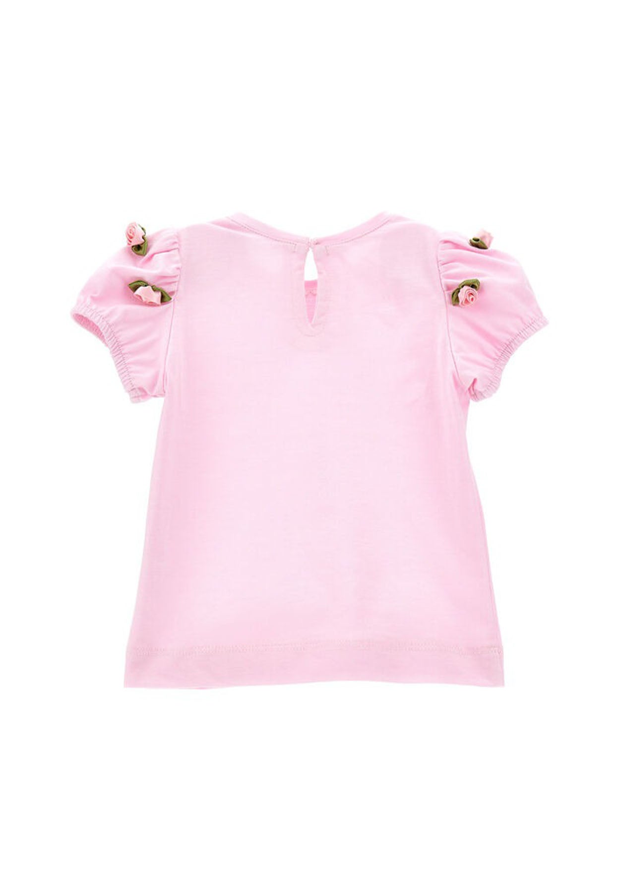 ViaMonte Shop | Monnalisa t-shirt rosa neonata in cotone