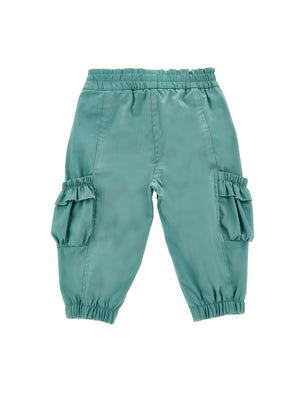 ViaMonte Shop | Monnalisa pantalone verde neonata in cotone