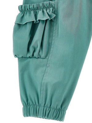 ViaMonte Shop | Monnalisa pantalone verde neonata in cotone