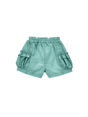 ViaMonte Shop | Monnalisa shorts verde neonata in cotone