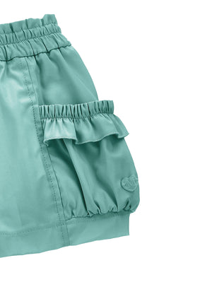 ViaMonte Shop | Monnalisa shorts verde neonata in cotone