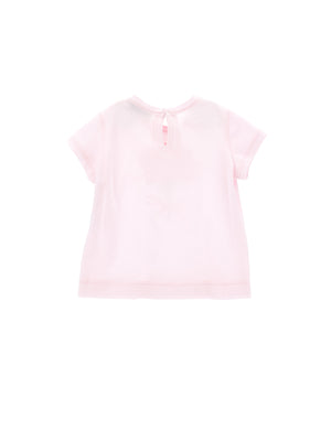 ViaMonte Shop | Monnalisa t-shirt rosa neonata in cotone