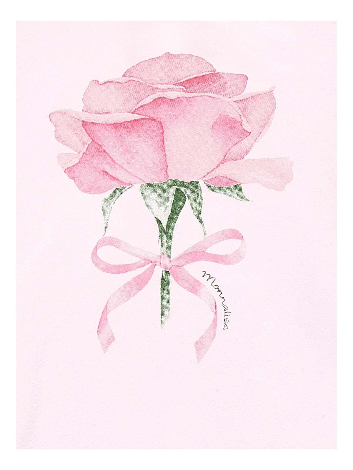 ViaMonte Shop | Monnalisa t-shirt rosa neonata in cotone