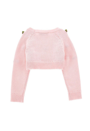 ViaMonte Shop | Monnalisa maglia rosa neonata in cotone