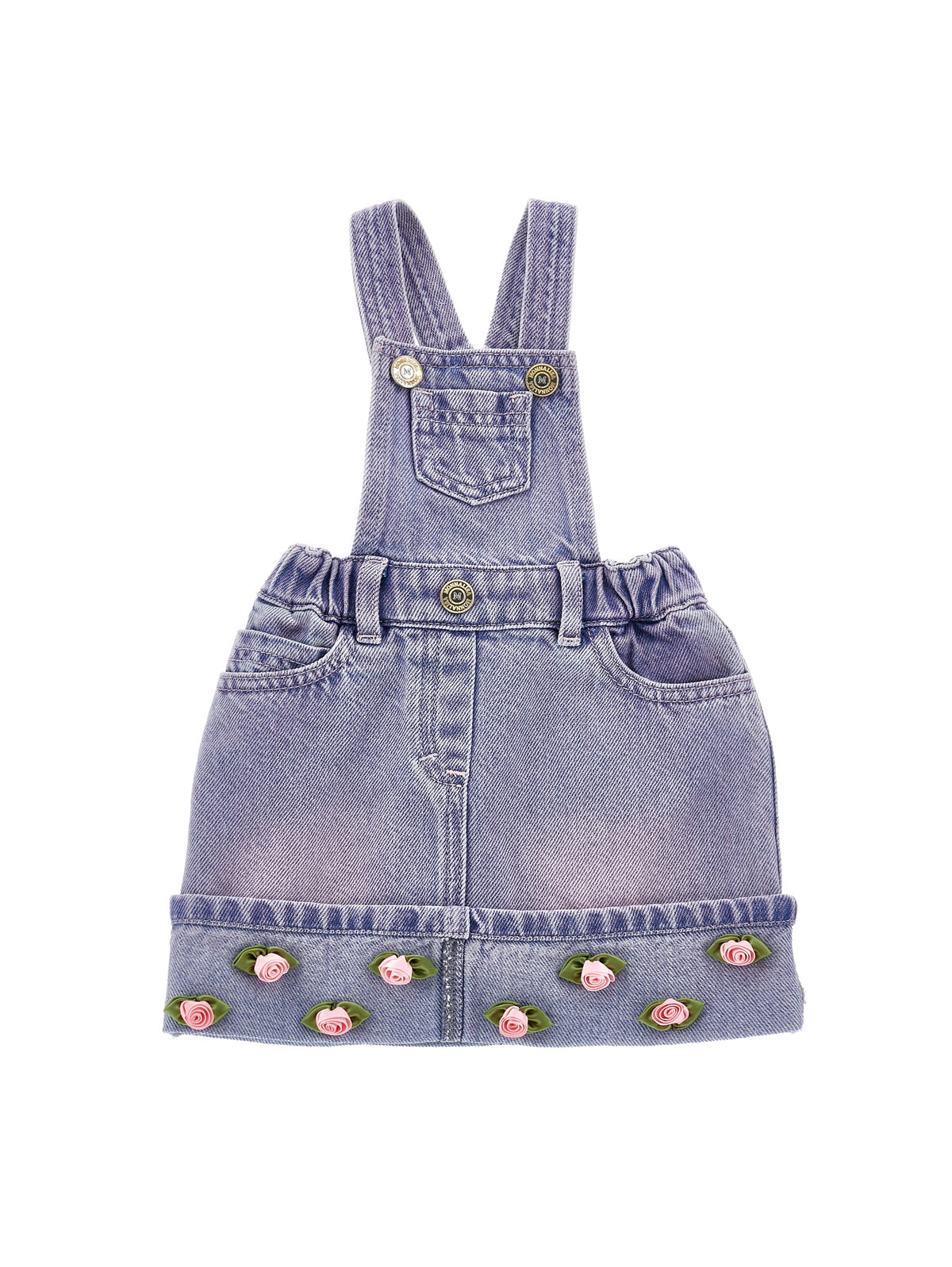 ViaMonte Shop | Monnalisa salopette neonata in denim